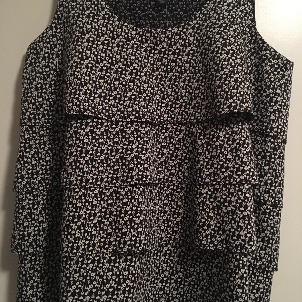 Tommy Hilfiger tiered cotton tank. New with tags.